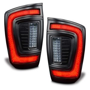 Toyota Tacoma LED Tail Lights - Rear - ORACLE Lighting - Flush Style - Black - `16-`23